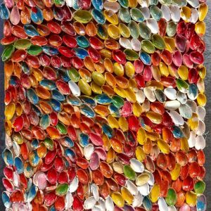 Vendita online opera dal titolo “Bouquet di colori” realizzata dall'artista contemporanea Marilisa Calabretta