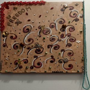 Vendita online opera dal titolo “Freedom art” realizzata dall'artista contemporanea Marilisa Calabretta