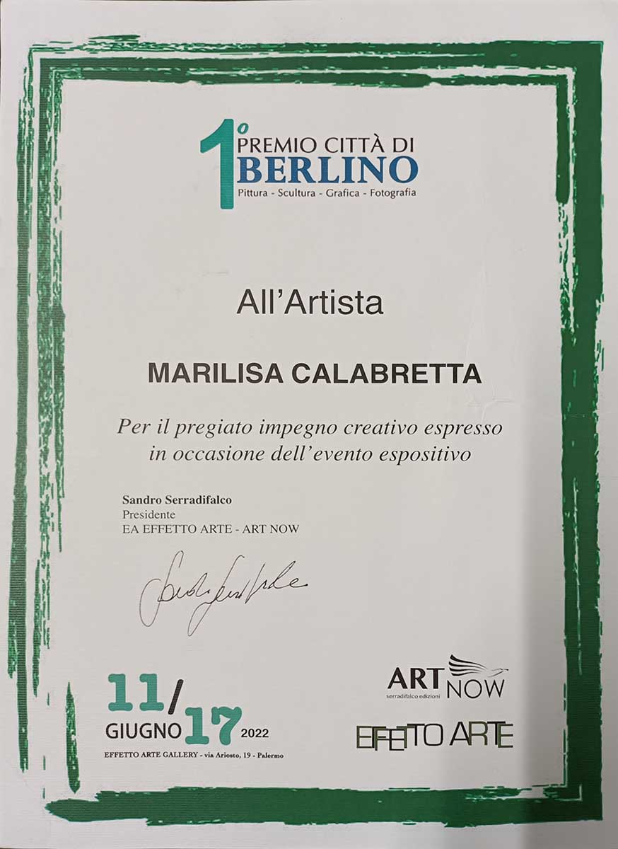 Marilisa Calabretta - Premio Città di Berlino