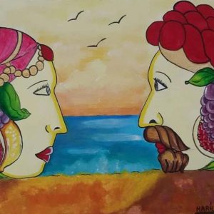 Vendita online opera dal titolo “Mori siciliani tradizionali” realizzata dall'artista contemporanea Marilisa Calabretta