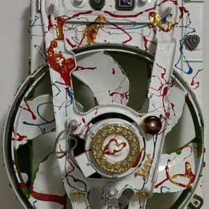 Vendita online opera dal titolo “Motori artistici” realizzata dall'artista contemporanea Marilisa Calabretta