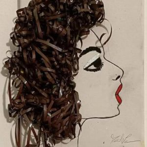 Vendita online opera dal titolo “Profiles 1” realizzata dall'artista contemporanea Marilisa Calabretta